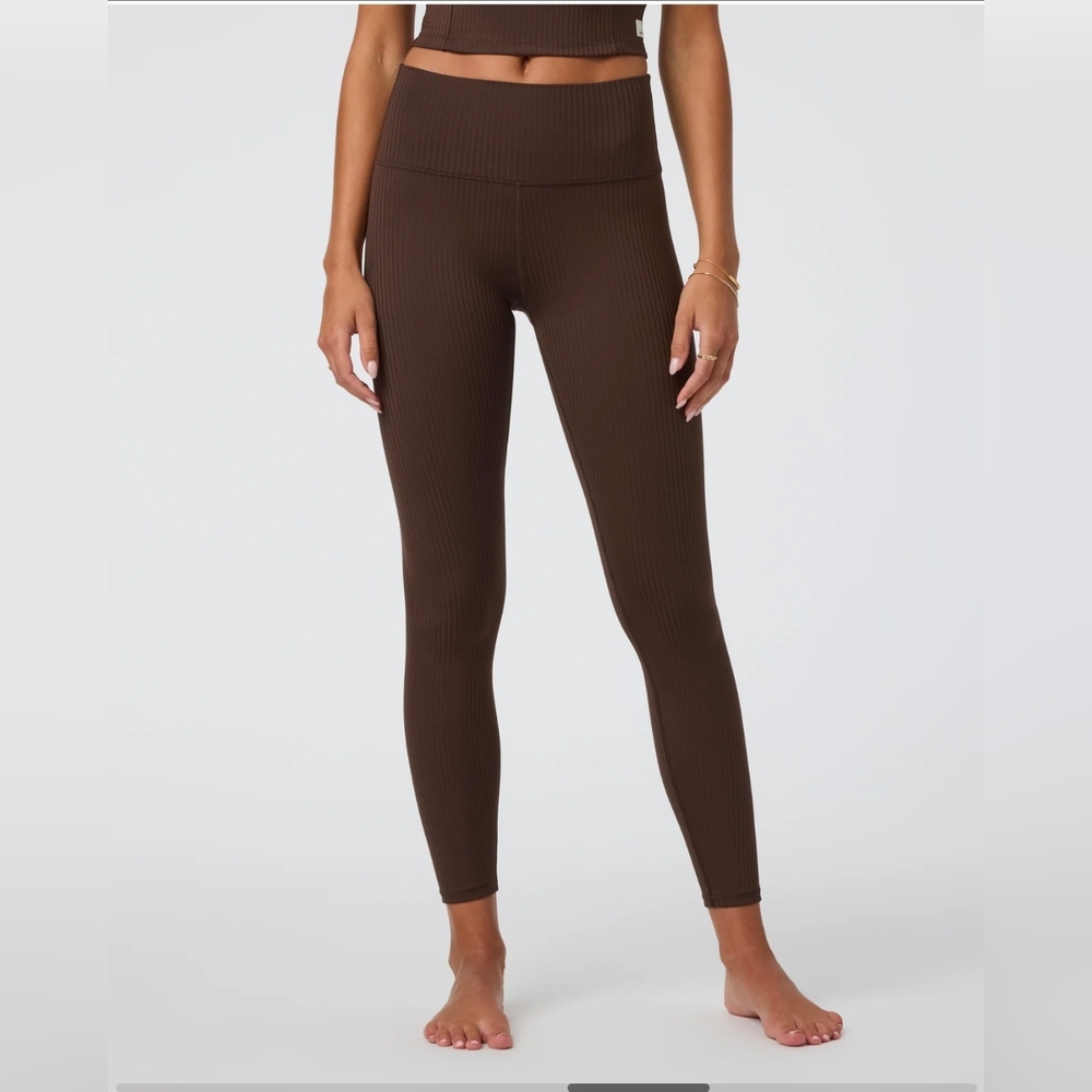 NWT Women's Vuori "Inversion Rib Legging" in Color Java. Multiple Sizes - Picture 10 of 12